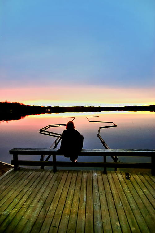 Sunset Over Lake Kayralampi