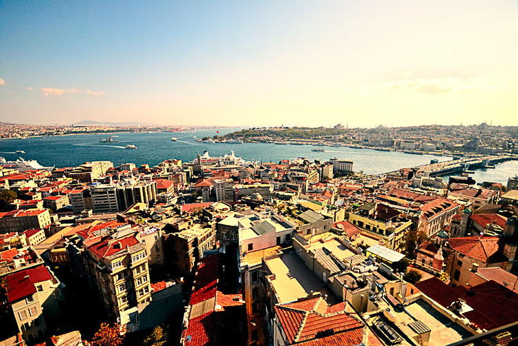 The Golden Horn from the Galata Tower