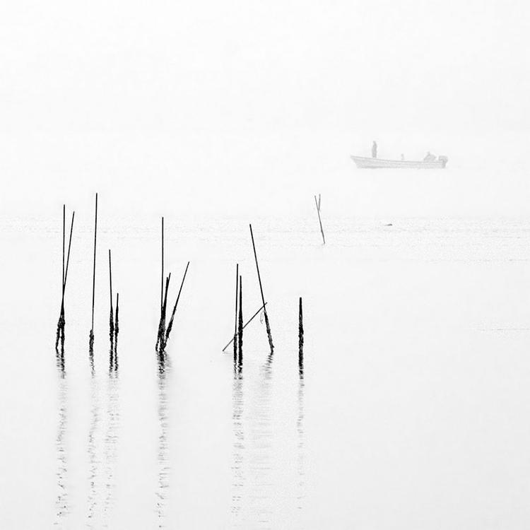 Fisher Folk on a Misty Day